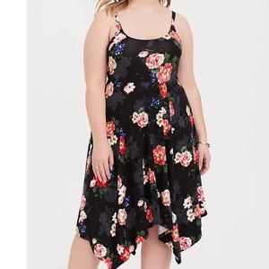 Floral handkerchief dress